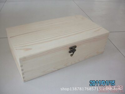 【木制酒盒木制红酒盒两支装酒盒松木酒盒厂家直销BJ-049】曹县青菏街道办事处百进木业 - 产品库